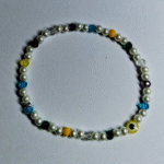 Βραχιόλι με πολύχρωμες ακρυλικές χάντρες