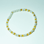 Βραχιόλι με χρυσές ακρυλικές χάντρες