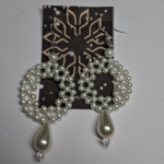 Χειροποίητα σκουλαρίκια με ακρυλικές χάντρες