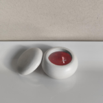 Κεραμική Βάση με κόκκινο η πράσινο κερί - Image 2