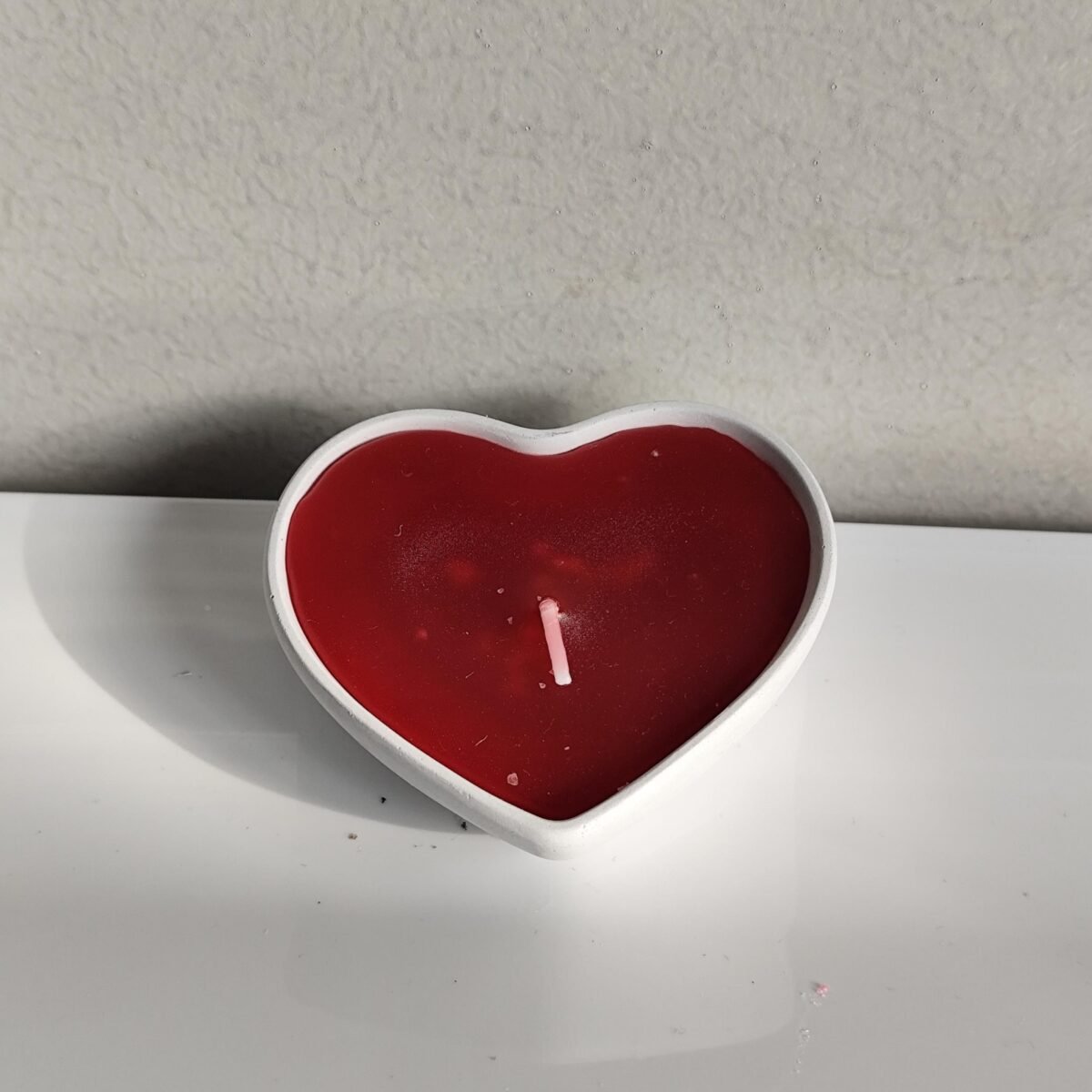 IMG_20251210_015753 Κεραμική Βάση με κόκκινο η πράσινο κερί - Image 1