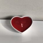 Κεραμική Βάση με κόκκινο η πράσινο κερί