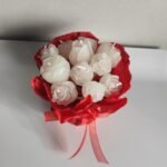 Christmas ανθοδέσμη με κεριά