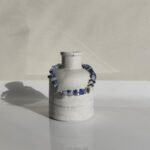 Βραχιόλι με φυσική πέτρα και συνδέσμους απο μέταλλο