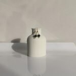 Χειροποίητα σκουλαρίκια με γυάλινη πέτρα