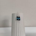 Χειροποίητα σκουλαρίκια με γυάλινες πέτρες