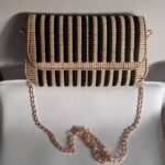 Μαύρη τσάντα με πολυεστερικό νήμα - Image 3