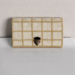 Άσπρη τσάντα με πολυεστερικό νήμα