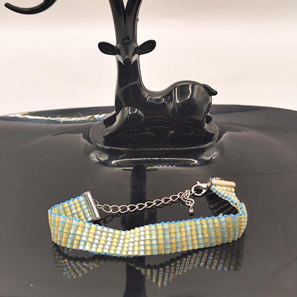 IMG_20260205_235202 Χειροποίητο βραχιόλι με λεπτές ακρυλικες χαντρες - Image 1