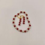 Χειροποίητο set από βραχιόλι & σκουλαρίκια με γυάλινες πέτρες