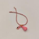 Μαρτάκι με ματακι και χάντρα απο ακρυλικό υλικό