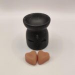 Kεραμική βάση για wax melts + 3 wax melts με άρωμα καραμελα δώρο