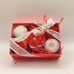 Σύνθεση σε χάρτινο τετράγωνο με κερί - Image 2