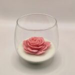 Μεγάλη γυάλα με κερί σογιας