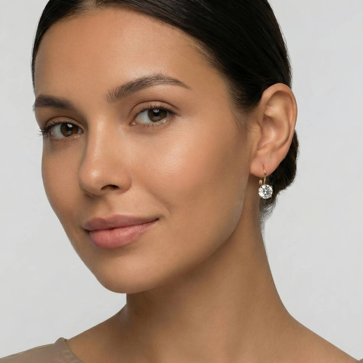 Σκουλαρίκια, επιχρυσωμένο ατσάλι 18 καρατίων - Image 2