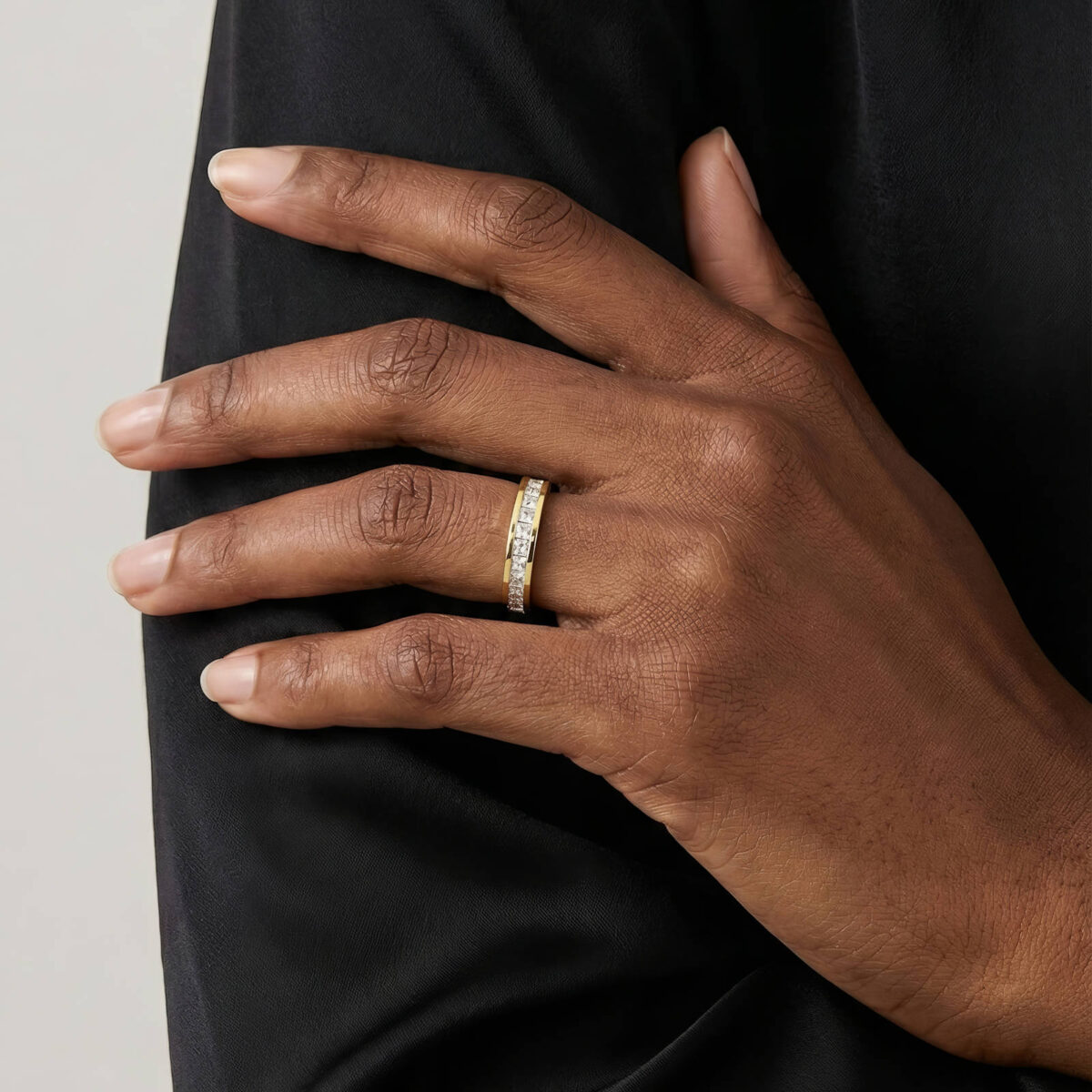 Δαχτυλίδι, επιχρυσωμένο ατσάλι 18 καρατίων - Image 2