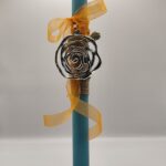 Λαμπάδα με κολιέ τριαντάφυλλο