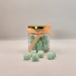 Γυάλινο δοχείο με wax melts (30 μικρές καρδούλες)